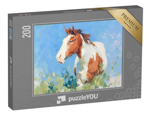 puzzleYOU: Puzzle 200 Teile „Mein Traumpferd malerisch abstrakt“ puzzleYOU: Puzzle 200 Teile „Mein Traumpferd malerisch abstrakt“ von puzzleYOU