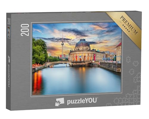 puzzleYOU: Puzzle 200 Teile „Museumsinsel auf der Spree, Berlin“ – aus der Puzzle-Kollektion Berlin, Deutsche Städte von puzzleYOU