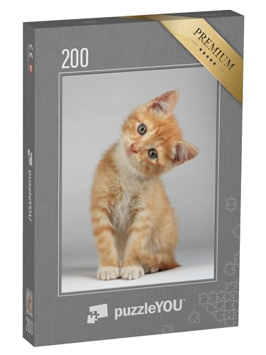 puzzleYOU: Puzzle 200 Teile „Niedliches kleines Kätzchen“ – aus der Puzzle-Kollektion Katzen-Puzzles von puzzleYOU