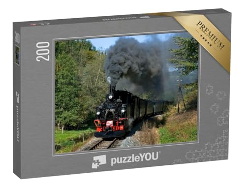 puzzleYOU: Puzzle 200 Teile „Nostalgische Zugfahrt zwischen Steinbach und Jöhstadt, Sachsen, Deutschland“ – aus der Puzzle-Kollektion Erzgebirge puzzleYOU: Puzzle 200 Teile „Nostalgische Zugfahrt zwischen Steinbach und Jöhstadt, Sachsen, Deutschland“ – aus der Puzzle-Kollektion Erzgebirge von puzzleYOU