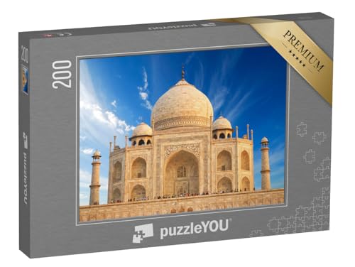puzzleYOU: Puzzle 200 Teile „Taj Mahal in Indien, Blauer Himmel, Menschen“ – aus der Puzzle-Kollektion Taj Mahal puzzleYOU: Puzzle 200 Teile „Taj Mahal in Indien, Blauer Himmel, Menschen“ – aus der Puzzle-Kollektion Taj Mahal von puzzleYOU