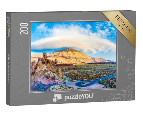 puzzleYOU: Puzzle 200 Teile „Teide National Park mit Vulkan auf Teneriffa, Spanien“ – aus der Puzzle-Kollektion Spanien von puzzleYOU