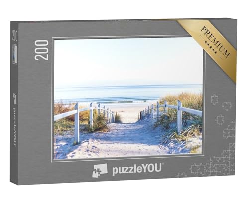 puzzleYOU: Puzzle 200 Teile „Weg zum Strand an der Ostsee“ – aus der Puzzle-Kollektion Ostsee von puzzleYOU