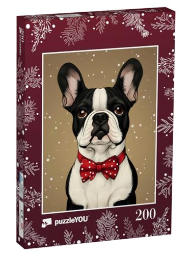 puzzleYOU: Puzzle 200 Teile „Weihnachten mit Frenchie Nino“ puzzleYOU: Puzzle 200 Teile „Weihnachten mit Frenchie Nino“ von puzzleYOU