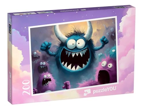 puzzleYOU: Puzzle 200 Teile „Wer hat Angst vor Monster Raffzahn“ – aus der Puzzle-Kollektion Kinderpuzzle puzzleYOU: Puzzle 200 Teile „Wer hat Angst vor Monster Raffzahn“ – aus der Puzzle-Kollektion Kinderpuzzle von puzzleYOU