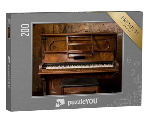 puzzleYOU: Puzzle 200 Teile „Wunderschönes altes Klavier“ – aus der Puzzle-Kollektion Musik, Menschen von puzzleYOU