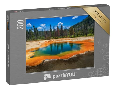 puzzleYOU: Puzzle 200 Teile „Yellowstone National Park, USA“ – aus der Puzzle-Kollektion Amerika von puzzleYOU