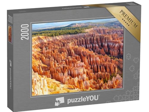 puzzleYOU: Puzzle 2000 Teile „Amphitheater vom Inspiration Point bei Sonnenaufgang, Bryce Canyon National Park, Utah“ von puzzleYOU