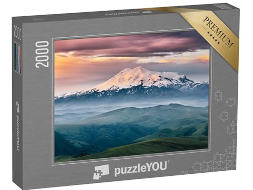 puzzleYOU: Puzzle 2000 Teile „Berg Elbrus im Sonnenaufgang, Nord-Kaukasus, Russland“ – aus der Puzzle-Kollektion Russland puzzleYOU: Puzzle 2000 Teile „Berg Elbrus im Sonnenaufgang, Nord-Kaukasus, Russland“ – aus der Puzzle-Kollektion Russland von puzzleYOU