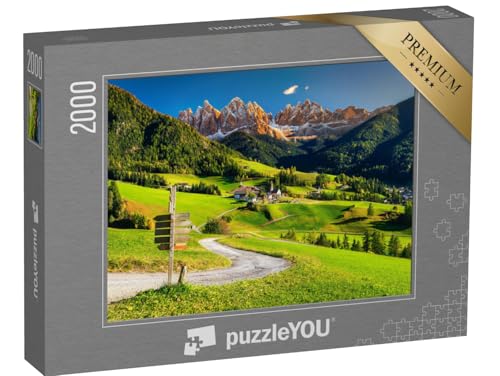 puzzleYOU: Puzzle 2000 Teile „Dorf Santa Maddalena im Val di Funes Tal, Südtirol, Italien“ – aus der Puzzle-Kollektion Dolomiten puzzleYOU: Puzzle 2000 Teile „Dorf Santa Maddalena im Val di Funes Tal, Südtirol, Italien“ – aus der Puzzle-Kollektion Dolomiten von puzzleYOU