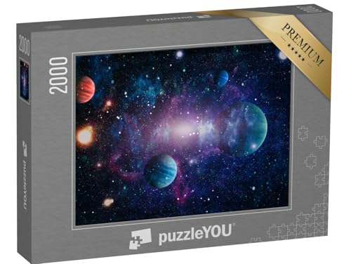 puzzleYOU: Puzzle 2000 Teile „EIN Kleiner Teil des Universums, NASA-Bildmaterial“ – aus der Puzzle-Kollektion Planeten, Astronomie von puzzleYOU