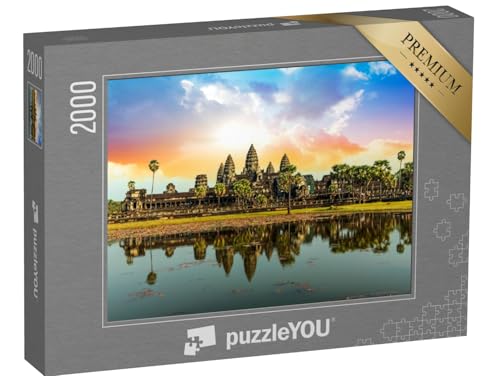 puzzleYOU: Puzzle 2000 Teile „Farbenfroher Sonnenaufgang bei Angkor Wat, Kambodscha“ – aus der Puzzle-Kollektion Tempel, Angkor Wat, Kambodscha, Aus Aller Welt, Kirchen & Tempel puzzleYOU: Puzzle 2000 Teile „Farbenfroher Sonnenaufgang bei Angkor Wat, Kambodscha“ – aus der Puzzle-Kollektion Tempel, Angkor Wat, Kambodscha, Aus Aller Welt, Kirchen & Tempel von puzzleYOU