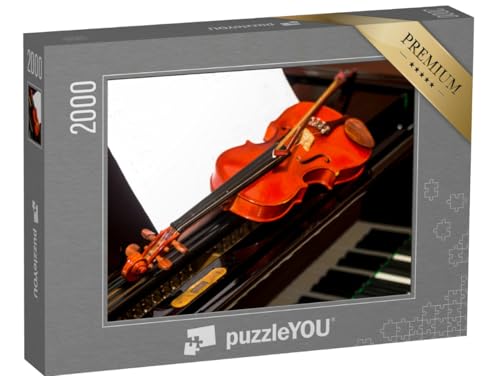 puzzleYOU: Puzzle 2000 Teile „Geige und Fiedelstock auf einem Klavier“ – aus der Puzzle-Kollektion Musik, Menschen puzzleYOU: Puzzle 2000 Teile „Geige und Fiedelstock auf einem Klavier“ – aus der Puzzle-Kollektion Musik, Menschen von puzzleYOU