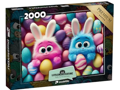 puzzleYOU: Puzzle 2000 Teile „LITTLEMONSTERTIME: Easter Monster Buddies“ puzzleYOU: Puzzle 2000 Teile „LITTLEMONSTERTIME: Easter Monster Buddies“ von puzzleYOU