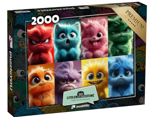 puzzleYOU: Puzzle 2000 Teile „LITTLEMONSTERTIME: Monster-Emotions Collage“ puzzleYOU: Puzzle 2000 Teile „LITTLEMONSTERTIME: Monster-Emotions Collage“ von puzzleYOU