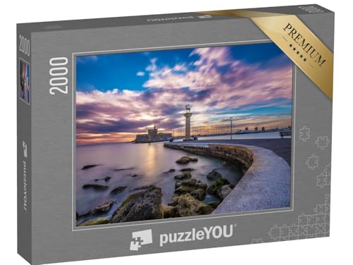 puzzleYOU: Puzzle 2000 Teile „Mandraki-Hafeneinfahrt, Rhodos, Griechenland“ – aus der Puzzle-Kollektion Rhodos puzzleYOU: Puzzle 2000 Teile „Mandraki-Hafeneinfahrt, Rhodos, Griechenland“ – aus der Puzzle-Kollektion Rhodos von puzzleYOU