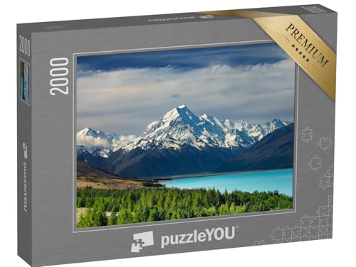 puzzleYOU: Puzzle 2000 Teile „Mount Cook und Pukaki See, Neuseeland“ – aus der Puzzle-Kollektion Gebirge puzzleYOU: Puzzle 2000 Teile „Mount Cook und Pukaki See, Neuseeland“ – aus der Puzzle-Kollektion Gebirge von puzzleYOU