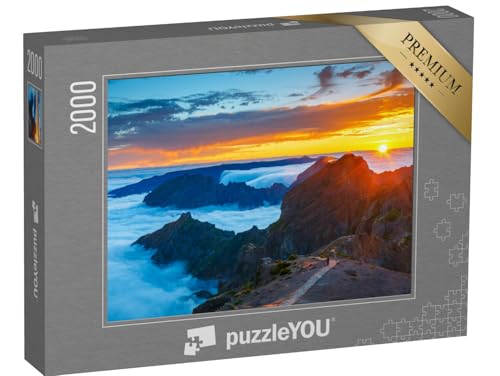 puzzleYOU: Puzzle 2000 Teile „Mystischer Sonnenuntergang über den Bergen, Madeira, Portugal“ – aus der Puzzle-Kollektion Portugal puzzleYOU: Puzzle 2000 Teile „Mystischer Sonnenuntergang über den Bergen, Madeira, Portugal“ – aus der Puzzle-Kollektion Portugal von puzzleYOU