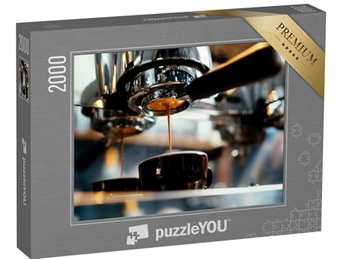puzzleYOU: Puzzle 2000 Teile „Nahaufnahme von Espresso, der aus der Kaffeemaschine fließt“ – aus der Puzzle-Kollektion Kaffee, Getränke puzzleYOU: Puzzle 2000 Teile „Nahaufnahme von Espresso, der aus der Kaffeemaschine fließt“ – aus der Puzzle-Kollektion Kaffee, Getränke von puzzleYOU