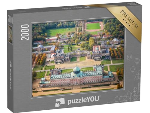 puzzleYOU: Puzzle 2000 Teile „Neues Palais im Park Sanssouci, Potsdam, Deutschland“ – aus der Puzzle-Kollektion Potsdam, Regionale Puzzles Deutschland von puzzleYOU