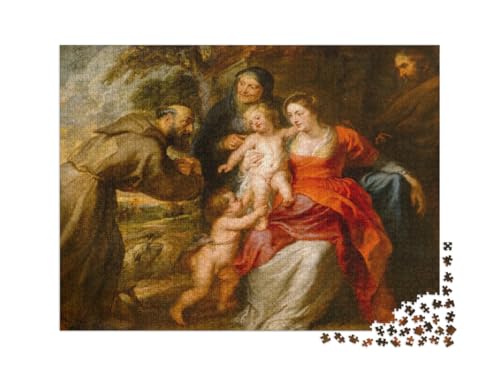 puzzleYOU: Puzzle 2000 Teile „Peter Paul Rubens - Die Heilige Familie“ von puzzleYOU