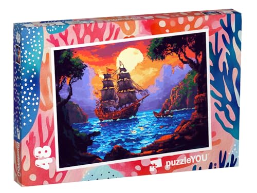 puzzleYOU: Puzzle 48 Teile „Auf zur Karibikinsel“ – aus der Puzzle-Kollektion Kinderpuzzle von puzzleYOU