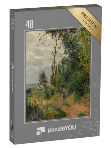 puzzleYOU: Puzzle 48 Teile „Camille Pissarro - Côte des Grouettes, in der Nähe von Pontoise“ von puzzleYOU