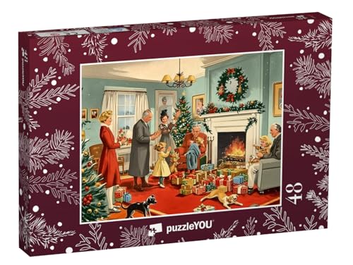 puzzleYOU: Puzzle 48 Teile „Creepy Christmas 1950: Skurrile Mutationen“ – aus der Puzzle-Kollektion Weihnachten puzzleYOU: Puzzle 48 Teile „Creepy Christmas 1950: Skurrile Mutationen“ – aus der Puzzle-Kollektion Weihnachten von puzzleYOU