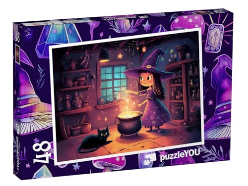 puzzleYOU: Puzzle 48 Teile „Der Zaubertrank der Freundschaft“ – aus der Puzzle-Kollektion Kinderpuzzle von puzzleYOU