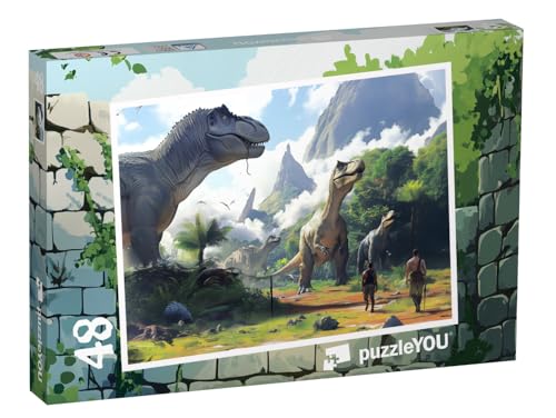 puzzleYOU: Puzzle 48 Teile „Die vergessene Dino-Insel“ – aus der Puzzle-Kollektion Kinderpuzzle puzzleYOU: Puzzle 48 Teile „Die vergessene Dino-Insel“ – aus der Puzzle-Kollektion Kinderpuzzle von puzzleYOU