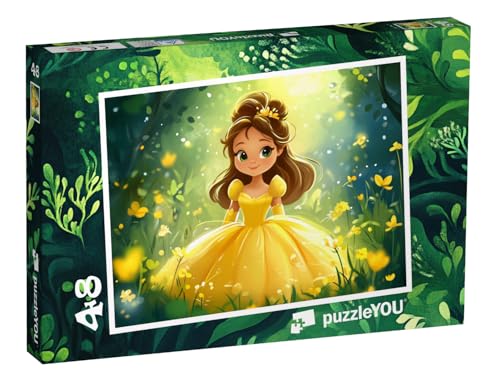 puzzleYOU: Puzzle 48 Teile „Eine Prinzessin im schimmernden Schlossgarten“ – aus der Puzzle-Kollektion Kinderpuzzle puzzleYOU: Puzzle 48 Teile „Eine Prinzessin im schimmernden Schlossgarten“ – aus der Puzzle-Kollektion Kinderpuzzle von puzzleYOU