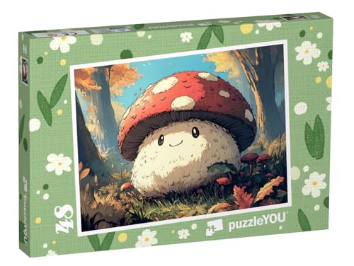 puzzleYOU: Puzzle 48 Teile „Fungis fröhlicher Ausflug ins Grüne“ – aus der Puzzle-Kollektion Kinderpuzzle puzzleYOU: Puzzle 48 Teile „Fungis fröhlicher Ausflug ins Grüne“ – aus der Puzzle-Kollektion Kinderpuzzle von puzzleYOU