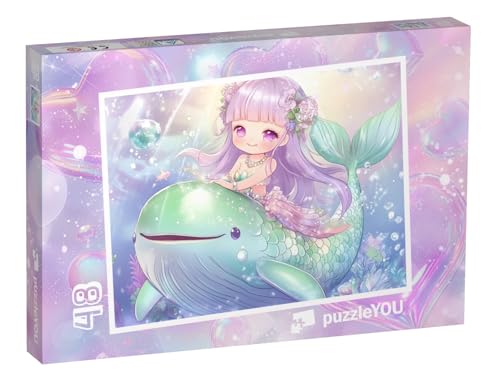 puzzleYOU: Puzzle 48 Teile „Funkelnde Unterwasserwelt“ – aus der Puzzle-Kollektion Kinderpuzzle von puzzleYOU