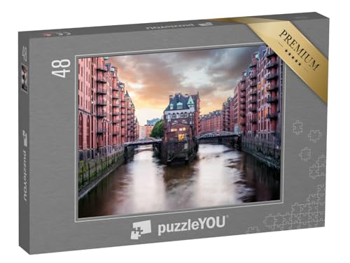 puzzleYOU: Puzzle 48 Teile „Hamburger Speicherstadt“ – aus der Puzzle-Kollektion Hamburg, Deutsche Städte puzzleYOU: Puzzle 48 Teile „Hamburger Speicherstadt“ – aus der Puzzle-Kollektion Hamburg, Deutsche Städte von puzzleYOU