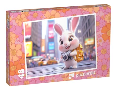 puzzleYOU: Puzzle 48 Teile „Hasi Hanna auf Reisen in New York“ – aus der Puzzle-Kollektion Kinderpuzzle puzzleYOU: Puzzle 48 Teile „Hasi Hanna auf Reisen in New York“ – aus der Puzzle-Kollektion Kinderpuzzle von puzzleYOU