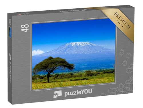puzzleYOU: Puzzle 48 Teile „Kilimandscharo auf afrikanischer Savanne“ – aus der Puzzle-Kollektion Berge, Tansania, Kilimandscharo puzzleYOU: Puzzle 48 Teile „Kilimandscharo auf afrikanischer Savanne“ – aus der Puzzle-Kollektion Berge, Tansania, Kilimandscharo von puzzleYOU