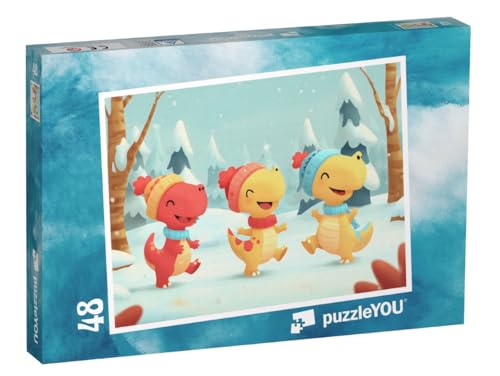 puzzleYOU: Puzzle 48 Teile „Kleine Dinos entdecken den Nordpol“ puzzleYOU: Puzzle 48 Teile „Kleine Dinos entdecken den Nordpol“ von puzzleYOU