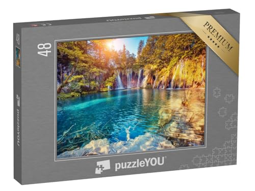 puzzleYOU: Puzzle 48 Teile „Nationalpark Plitvicer Seen, Kroatien“ – aus der Puzzle-Kollektion Natur, Landschaft, Flüsse & Seen puzzleYOU: Puzzle 48 Teile „Nationalpark Plitvicer Seen, Kroatien“ – aus der Puzzle-Kollektion Natur, Landschaft, Flüsse & Seen von puzzleYOU