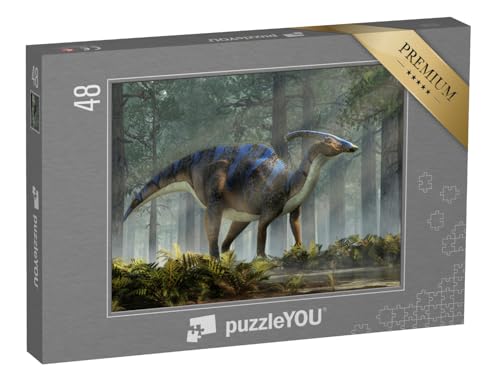 puzzleYOU: Puzzle 48 Teile „Parasaurolophus, eine Art pflanzenfressender Dinosaurier, 3D-Rendering“ – aus der Puzzle-Kollektion Dinosaurier, Tiere aus Fantasy & Urzeit puzzleYOU: Puzzle 48 Teile „Parasaurolophus, eine Art pflanzenfressender Dinosaurier, 3D-Rendering“ – aus der Puzzle-Kollektion Dinosaurier, Tiere aus Fantasy & Urzeit von puzzleYOU