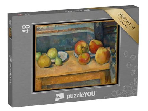 puzzleYOU: Puzzle 48 Teile „Paul Cézanne - Stilleben mit Äpfeln und Birnen“ von puzzleYOU