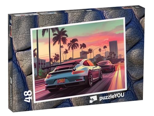 puzzleYOU: Puzzle 48 Teile „Rennwagen im Highspeed-Modus“ – aus der Puzzle-Kollektion Kinderpuzzle puzzleYOU: Puzzle 48 Teile „Rennwagen im Highspeed-Modus“ – aus der Puzzle-Kollektion Kinderpuzzle von puzzleYOU