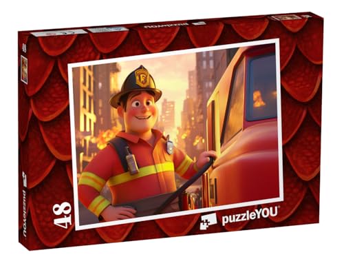 puzzleYOU: Puzzle 48 Teile „Retten, löschen, Bergen, schützen“ – aus der Puzzle-Kollektion Kinderpuzzle von puzzleYOU
