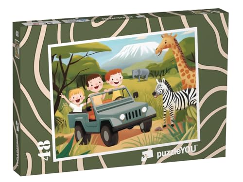 puzzleYOU: Puzzle 48 Teile „Safari-Abenteuer“ – aus der Puzzle-Kollektion Kinderpuzzle puzzleYOU: Puzzle 48 Teile „Safari-Abenteuer“ – aus der Puzzle-Kollektion Kinderpuzzle von puzzleYOU
