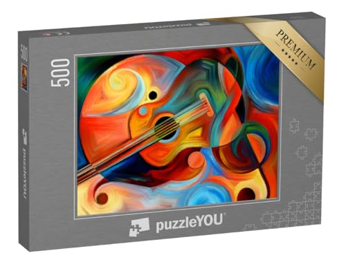 puzzleYOU: Puzzle 500 Teile „Abstrakte Malerei: Musik und Rhythmus“ – aus der Puzzle-Kollektion Gemälde, Kunst & Fantasy puzzleYOU: Puzzle 500 Teile „Abstrakte Malerei: Musik und Rhythmus“ – aus der Puzzle-Kollektion Gemälde, Kunst & Fantasy von puzzleYOU
