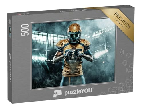 puzzleYOU: Puzzle 500 Teile „American-Football-Spieler“ – aus der Puzzle-Kollektion Sport, Menschen von puzzleYOU