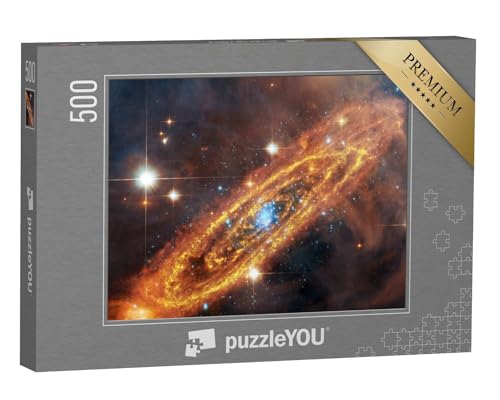 puzzleYOU: Puzzle 500 Teile „Bild eines Universums voller Sterne, Nebel von der NASA fotografiert“ – aus der Puzzle-Kollektion Weltraum, Universum von puzzleYOU