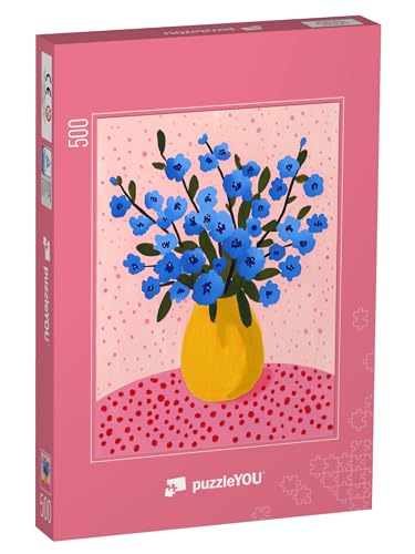 puzzleYOU: Puzzle 500 Teile „Blauer Blumenstrauß“ – aus der Puzzle-Kollektion Blumen puzzleYOU: Puzzle 500 Teile „Blauer Blumenstrauß“ – aus der Puzzle-Kollektion Blumen von puzzleYOU