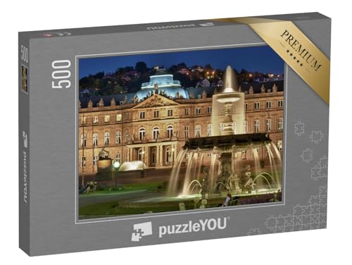 puzzleYOU: Puzzle 500 Teile „Brunnen am Neuen Schloss Stuttgart, Deutschland“ – aus der Puzzle-Kollektion Brunnen, Stuttgart, Brücken & Brunnen puzzleYOU: Puzzle 500 Teile „Brunnen am Neuen Schloss Stuttgart, Deutschland“ – aus der Puzzle-Kollektion Brunnen, Stuttgart, Brücken & Brunnen von puzzleYOU