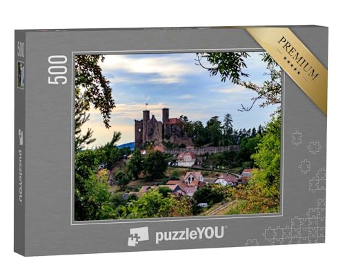 puzzleYOU: Puzzle 500 Teile „Burgruine Hanstein, Thüringen, Deutschland“ von puzzleYOU