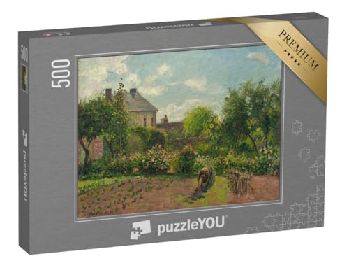 puzzleYOU: Puzzle 500 Teile „Camille Pissarro - Der Garten des Künstlers in Eragny“ von puzzleYOU